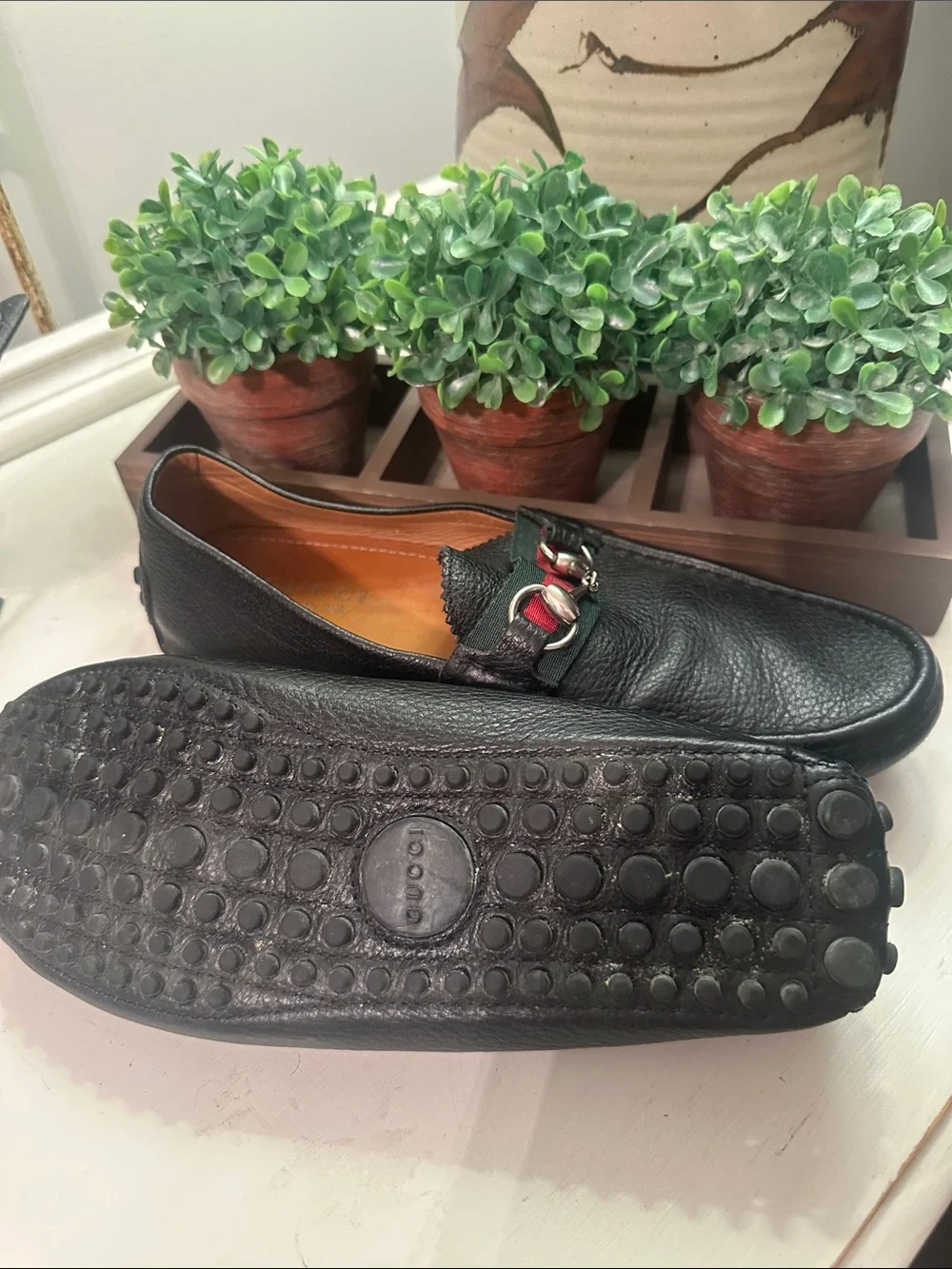 Gucci Black Horsebit Driving Loafers 7.5 or 8.5 9 US